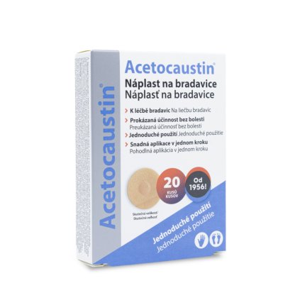 Acetocaustin naplast na bradavice