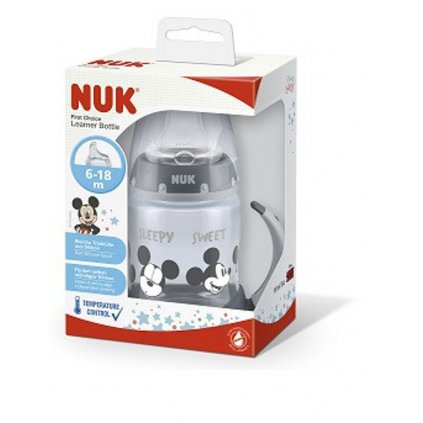 Nuk Fľaša na učenie Mickey s kontrolou teploty 150 ml