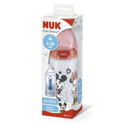 NUK FC+ fľaša MICKEY s kontrolou teploty 300ml