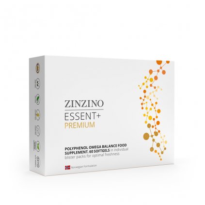 ZINZINO Essent+ Premium - prírodný potravinový doplnok pre Omega-3