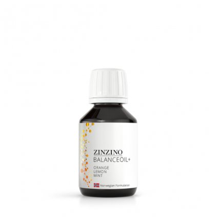 ZINZINO BalanceOil+ Orange Lemon Mint, 100 ml - pre doplnenie Omega-3 v tele