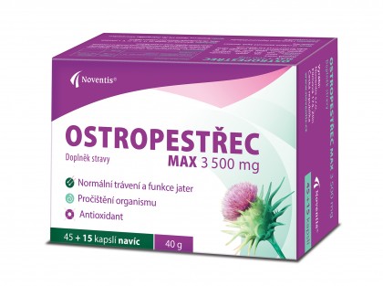 Ostropestřec Max 3500 mg