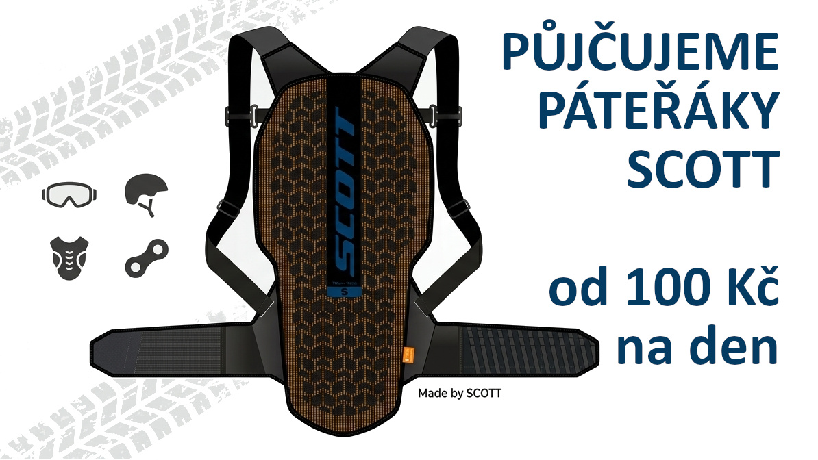 Půjčujeme páteřáky Scott