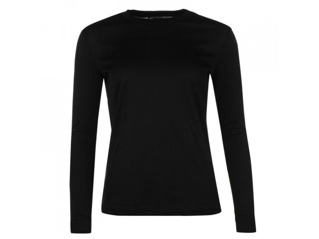 T-shirt CAMPRI LADIES THERMAL TOP BLACK - Functional underwear