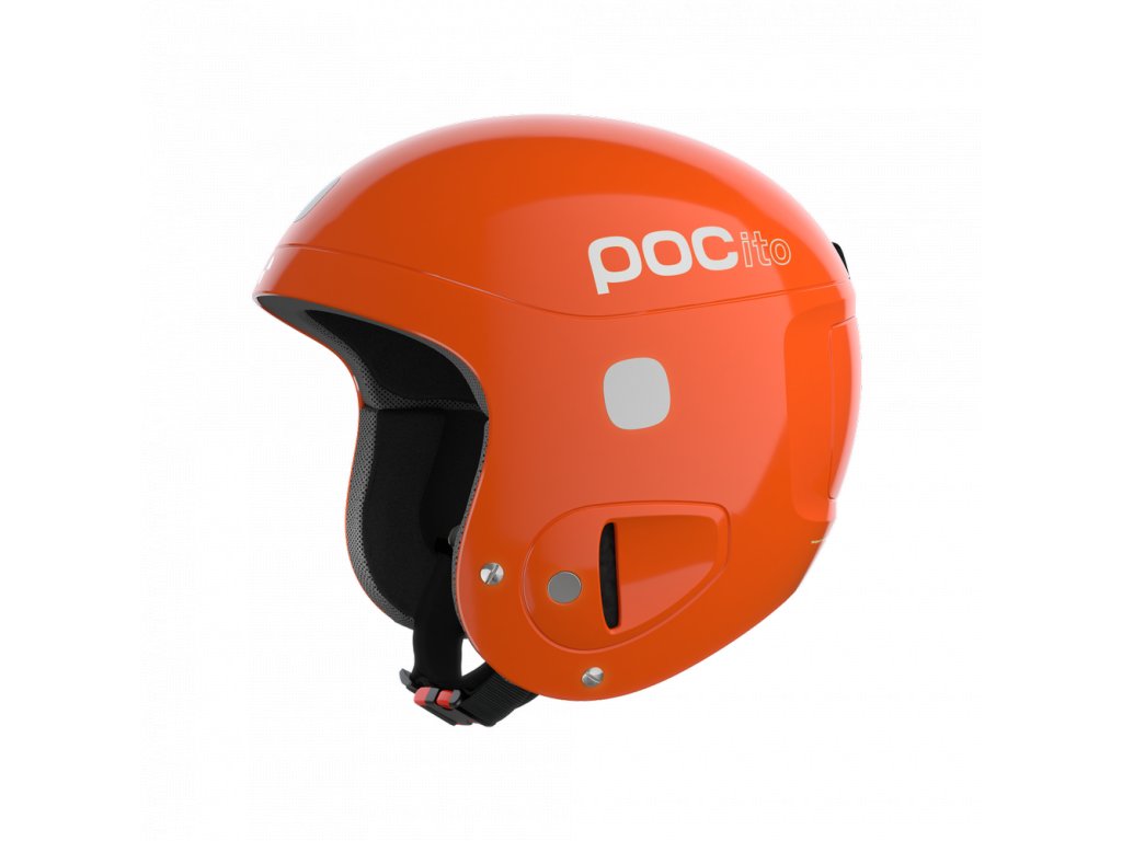 POC POCito SKULL Fluorescent Orange Adjustable - Skihelme für