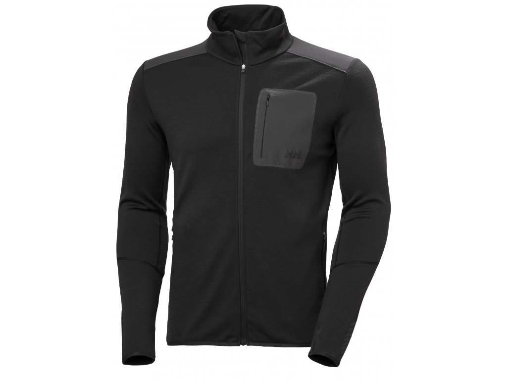 HELLY HANSEN LIFA MERINO MIDLAYER Black Ski sweatshirts AVEX SKI