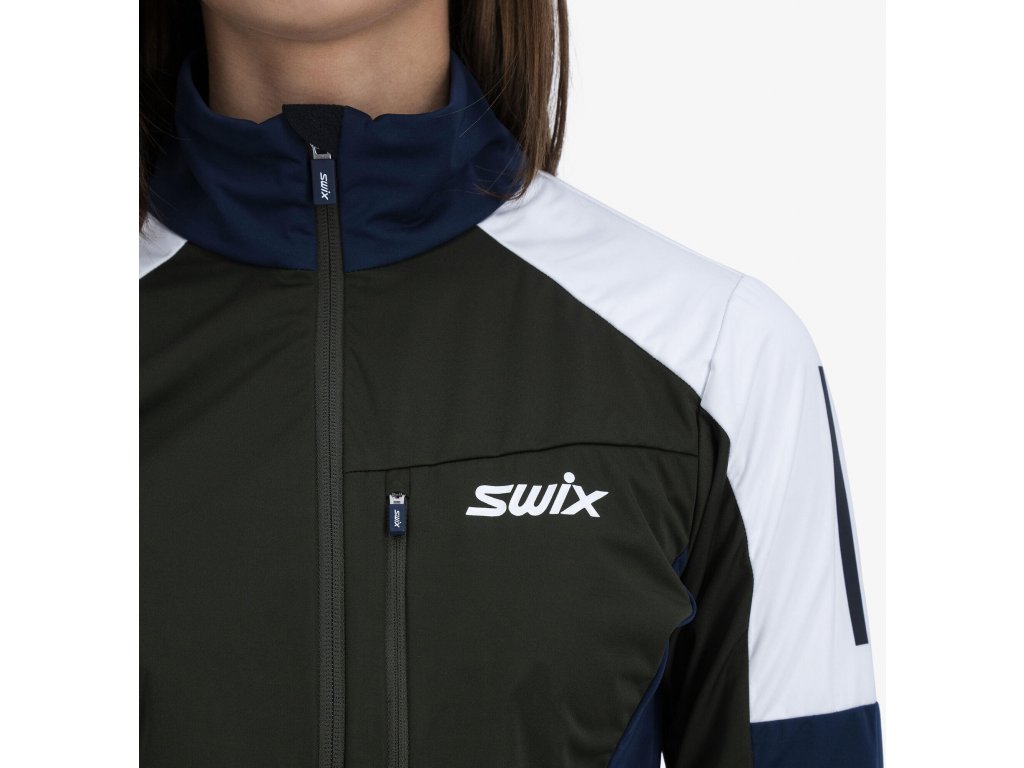 | SWIX AVEX W\'s Langlaufbekleidung - Olive JACKET DYNAMIC SKI Dark