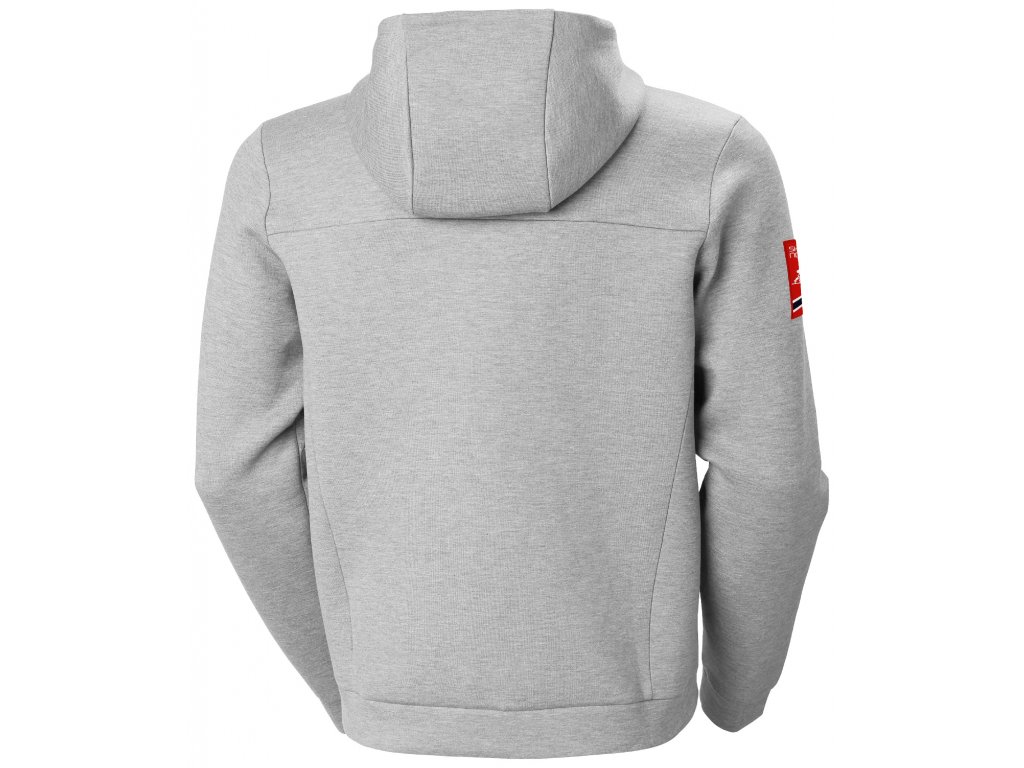 HELLY HANSEN HP OCEAN FZ JACKET 2.0 Grey Melange NSF Ski sweatshirts AVEX SKI