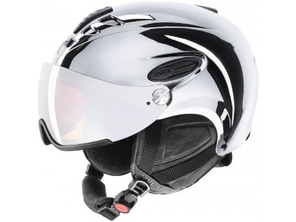 Lyžařská helma UVEX HLMT 300 Visor Chrome LTD