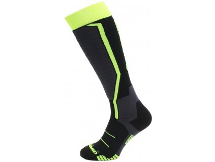 BLIZZARD ALLROUND SKI SOCKS JR Black/Anthracite/Signal yellow