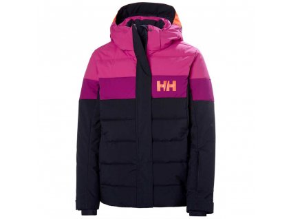 Lyžařská bunda Helly Hansen JR Diamond Jacket Navy Pink