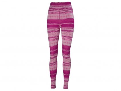 HELLY HANSEN W MERINO MID GRAPHIC PANT Dragon Fruit