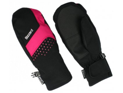 BLIZZARD MITTEN JUNIOR SKI GLOVES Black/Pink