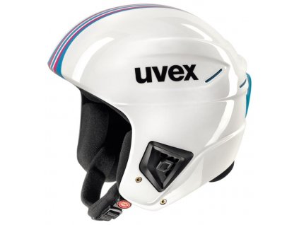 Přilba UVEX RACE + FIS White/pink blue