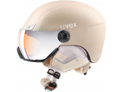 Přilba UVEX HLMT 400 Visor Style Prosecco met mat