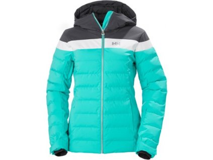 Bunda HELLY HANSEN W IMPERIAL PUFFY JACKET Turquoise
