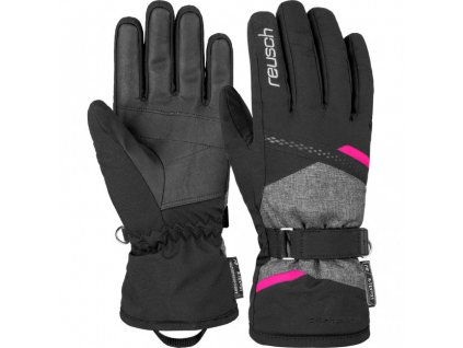 Reusch Hannah R-Tex XT Black / Black Melange / Pink Gloglo