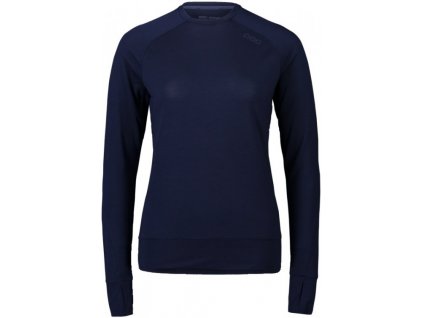 21764 eng pl hoodie poc w s light merino jersey turmaline navy 2020 21 6554 1