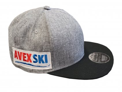 SNAP melange AVEX SKI ash / black - cap