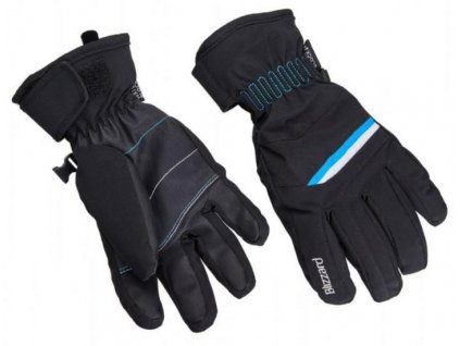 BLIZZARD VIVA PLOSE SKI GLOVES Black/White/Turquoise 20