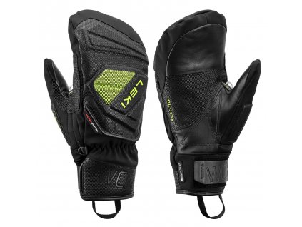 LEKI WCR C-TECH 3D MITT Black/Ice Lemon