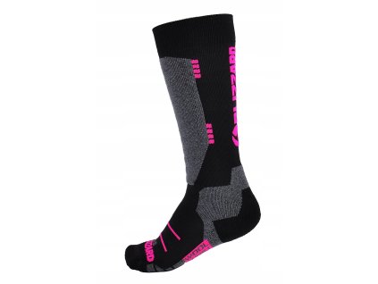 BLIZZARD Skarpety narciarskie Wool Sport Ski Merino black pink 35 38