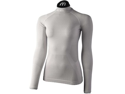 7D7A797C7E7579786D6F7A7E 6B5C5A5A5A5A5F5F70605A62 wmn l slvs mock neck shirt odorzero silver iv