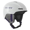 Helm Scott Track White Pearl / tiefes violett