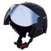 BLIZZARD DOUBLE VISOR SKI HELMET Black Matt, Smoke Lens, Mirror