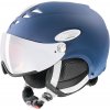 Lyžařská helma UVEX HLMT 300 Visor Navy Blue