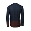 Dres POC MTB PURE  LS JERSEY Turmaline Navy/Axinite Brown