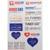Sheets of AVEX SKI Team, Kids and selected brands stickers