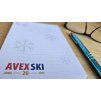 AVEX SKI Notatnik z lat 20