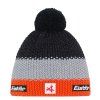 EISBÄR STAR POMPON MÜ SA Kids 054 Dark Orange/Light Grey/Black Melange