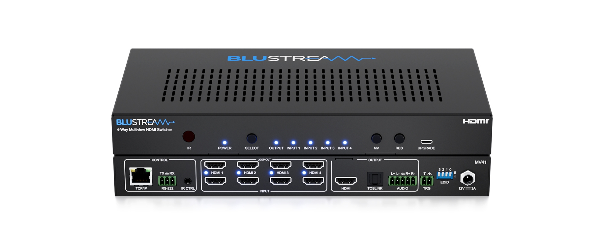 Využití Multi-view HDMI přepínače Blustream MV41