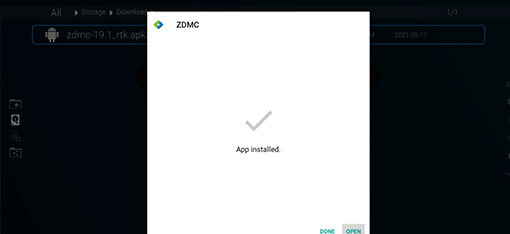Zidoo - ZDMC optimalizovaná verze Kodi