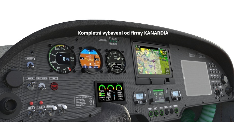 Kompletní přístrojové vzbavení od f. Kanardia