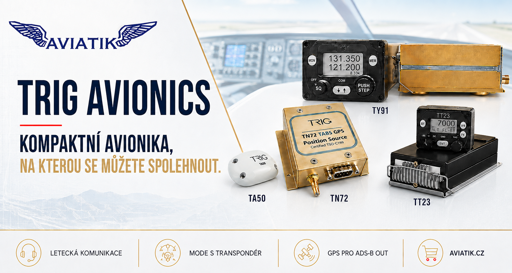 Komletní vybavení Trig Avionics
