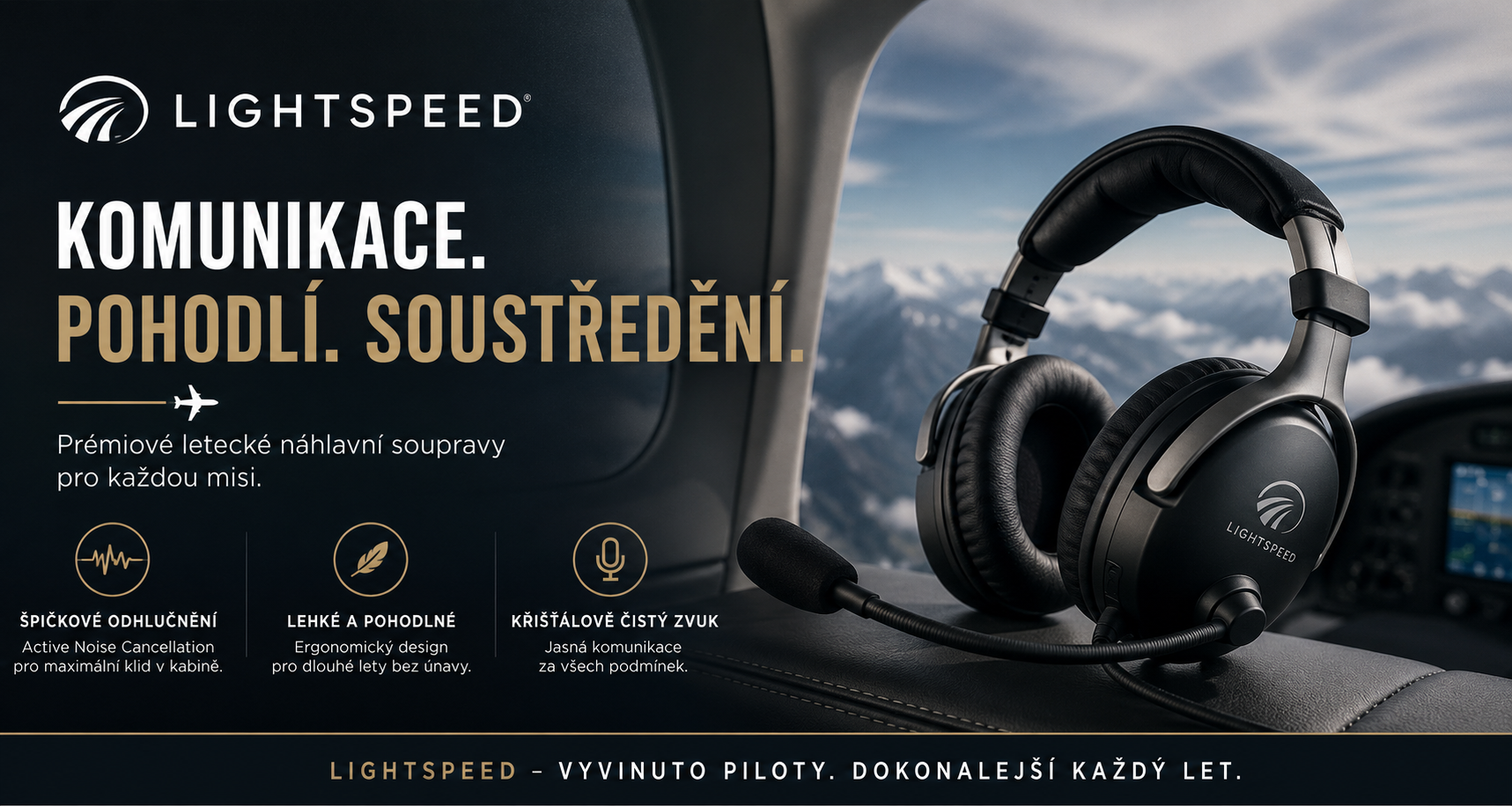 Lightspeed Zulu 4 ANR Headset
