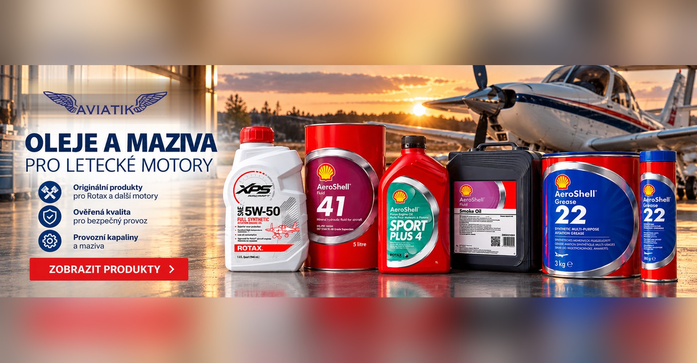 Letecké oleje a maziva ROTAX XPS a AeroShell – AVIATIK