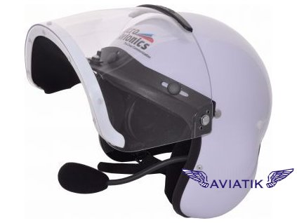 mm001b white microavionics ul 100 integral headset helmet system 1