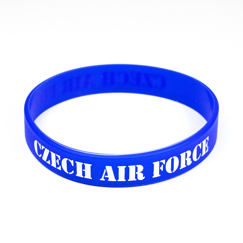 Silikonový náramek CZECH AIR FORCE průměr: 180 mm