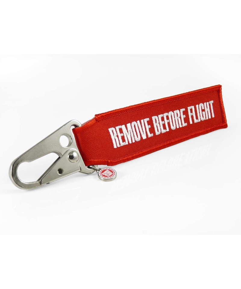 Klíčenka Remove Before Flight s karabinou