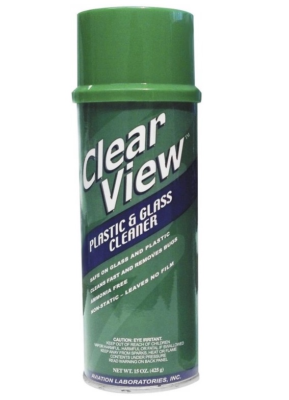 Clear View AVL-AGC Clear View Aircraft Glass and Plastic Cleaner