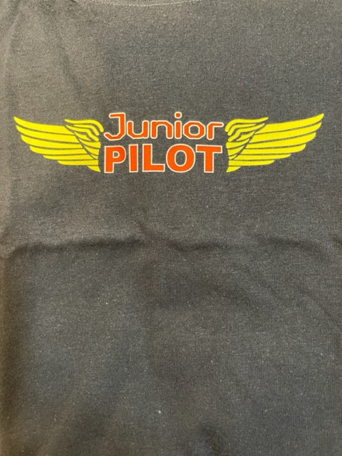 Tričko dětské tmavěmodré "Junior pilot" Barva: Modrá, Velikost: 6 let