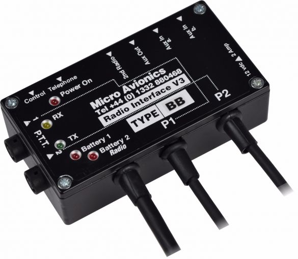 Intercom, Napájené rádiové rozhraní pro ruční radiopřijímače tip: ruční radiostanice