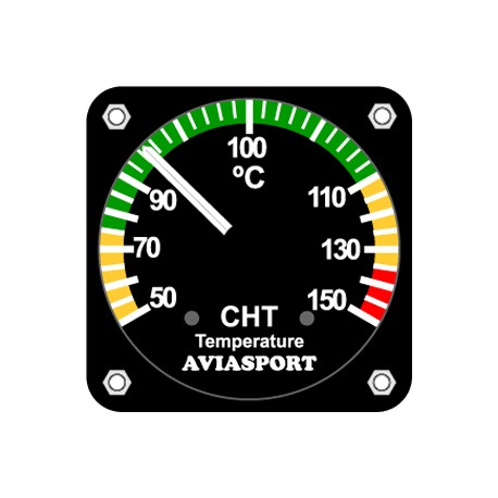 AVIASPORT IM-539 teploměr CHT pro ROTAX 912 / 914