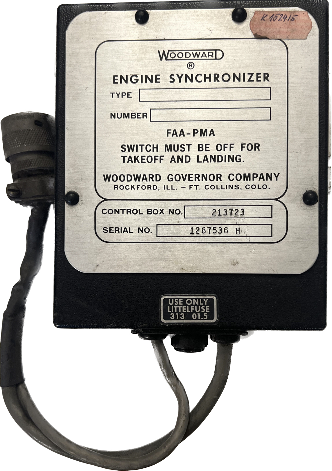 Synchronizátor motorů WOODward 213723