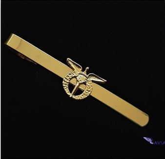 spona na kravatu ve zlaté barvě - Pilotní znak