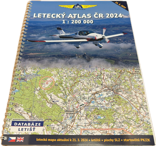 Letecký atlas ČR 2024 1:200 000